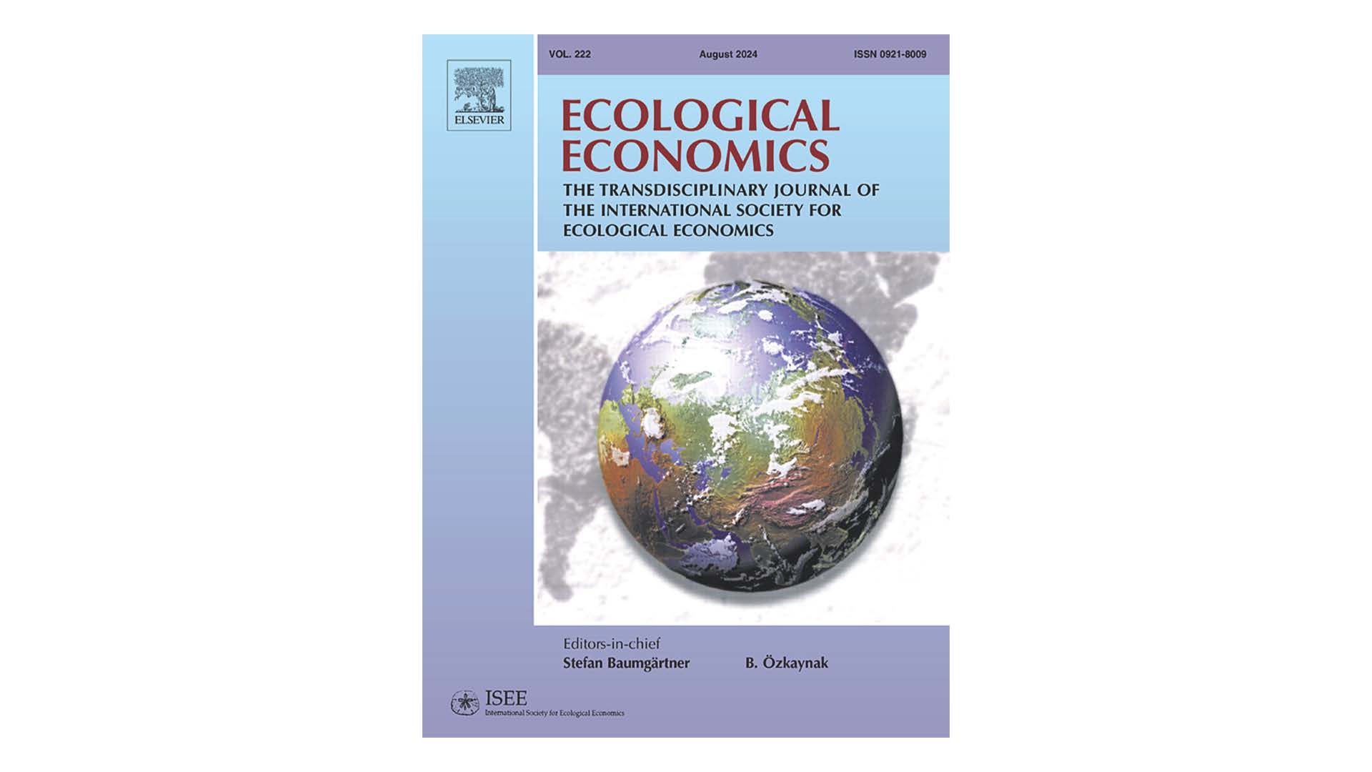 Titelseite Journal Ecological Economics